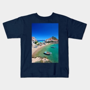 Kokkari town - Samos island Kids T-Shirt